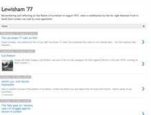 Tablet Screenshot of lewisham77.blogspot.com