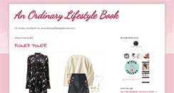 Desktop Screenshot of anordinarylifestylebook.blogspot.com