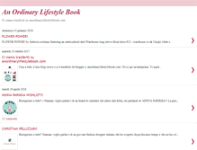 Tablet Screenshot of anordinarylifestylebook.blogspot.com