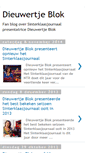 Mobile Screenshot of dieuwertjeblok.blogspot.com