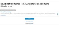 Tablet Screenshot of davidhoffperfumes.blogspot.com
