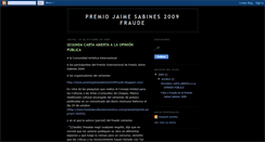 Desktop Screenshot of premiojaimesabines2009fraude.blogspot.com