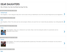 Tablet Screenshot of deardaughters.blogspot.com