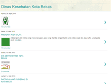 Tablet Screenshot of dinkeskotabekasi.blogspot.com