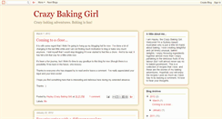 Desktop Screenshot of crazybakinggirl.blogspot.com