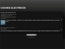Tablet Screenshot of cocheselectricos.blogspot.com