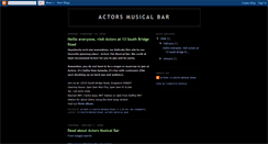 Desktop Screenshot of actors13southbridgeroad.blogspot.com