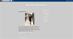 Desktop Screenshot of michimusings.blogspot.com