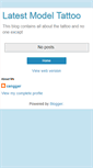 Mobile Screenshot of modeltattoo.blogspot.com