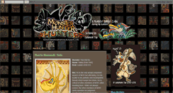 Desktop Screenshot of monsterhunterhunter.blogspot.com