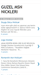 Mobile Screenshot of guzelmsn-nickleri.blogspot.com