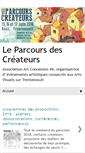 Mobile Screenshot of leparcoursdescreateurs.blogspot.com