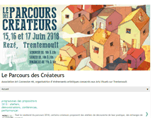 Tablet Screenshot of leparcoursdescreateurs.blogspot.com