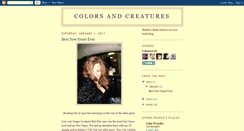 Desktop Screenshot of colorsandcreatures.blogspot.com