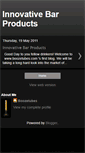 Mobile Screenshot of innovativebarproducts.blogspot.com