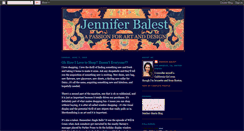 Desktop Screenshot of jenniferbalest.blogspot.com