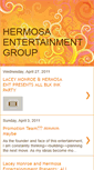 Mobile Screenshot of hermosaentertainment.blogspot.com