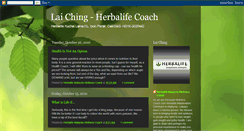 Desktop Screenshot of laiching-wellnesscoach.blogspot.com