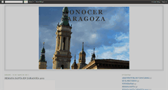 Desktop Screenshot of conocerzaragoza.blogspot.com