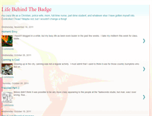 Tablet Screenshot of lifebehindthebadgekc.blogspot.com
