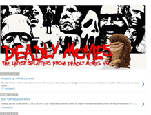 Tablet Screenshot of deadly-movies.blogspot.com