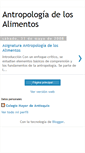 Mobile Screenshot of antropologiadelosalimentos.blogspot.com