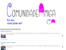 Tablet Screenshot of comunidade-amiga.blogspot.com