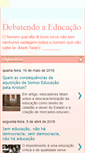 Mobile Screenshot of debatendo-a-educacao.blogspot.com