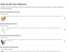 Tablet Screenshot of freescrollsawpatterns.blogspot.com