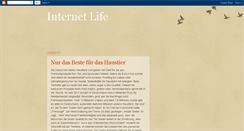 Desktop Screenshot of internelife.blogspot.com