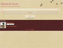 Tablet Screenshot of chateaudeserena.blogspot.com