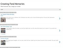 Tablet Screenshot of creatingfondmemories.blogspot.com