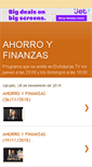 Mobile Screenshot of ahorroyfinanzas.blogspot.com