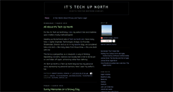 Desktop Screenshot of itstechupnorth.blogspot.com