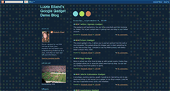 Desktop Screenshot of lizziesgooglegadgetblog.blogspot.com