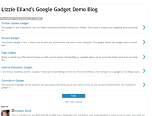 Tablet Screenshot of lizziesgooglegadgetblog.blogspot.com
