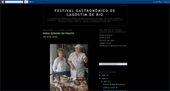 Desktop Screenshot of festivalgastronomicodelagostim.blogspot.com