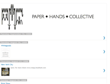 Tablet Screenshot of paperhandscollective.blogspot.com