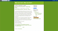 Desktop Screenshot of disappearingscreens.blogspot.com