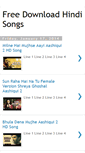 Mobile Screenshot of free-download-hindi-songs.blogspot.com