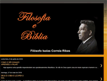 Tablet Screenshot of filosofiaebiblia-ribas.blogspot.com