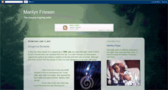 Desktop Screenshot of marilynfriesen.blogspot.com