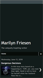 Mobile Screenshot of marilynfriesen.blogspot.com