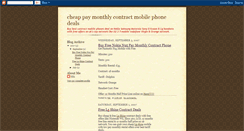 Desktop Screenshot of monthlyphonecontracts.blogspot.com