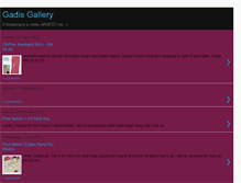 Tablet Screenshot of gadisgallery.blogspot.com