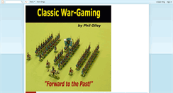 Desktop Screenshot of classicwargaming.blogspot.com