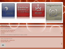 Tablet Screenshot of comunidadmiguelturra.blogspot.com