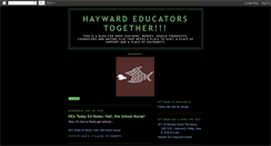 Desktop Screenshot of haywardteacherstogether.blogspot.com