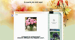 Desktop Screenshot of lasuertedeviviraqui.blogspot.com