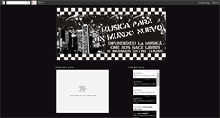 Desktop Screenshot of musicaparaunmundonuevo.blogspot.com